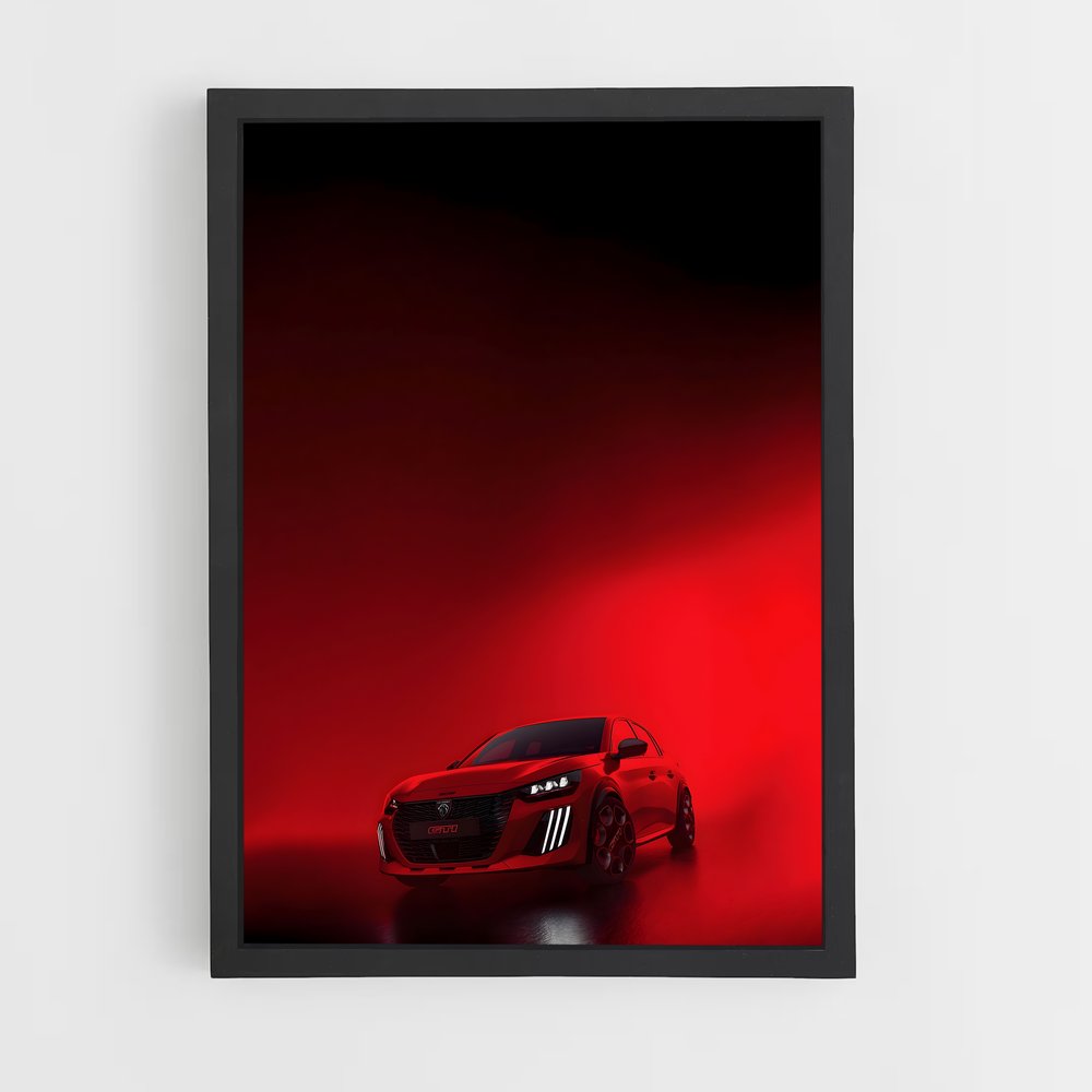 Poster GTI Lumineux – affiche Peugeot (vue 2)